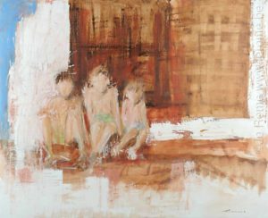 Artiste belge contemporain, Trois enfants, Jo Rome