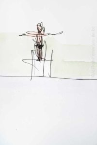 Le grand plongeon, croquis
